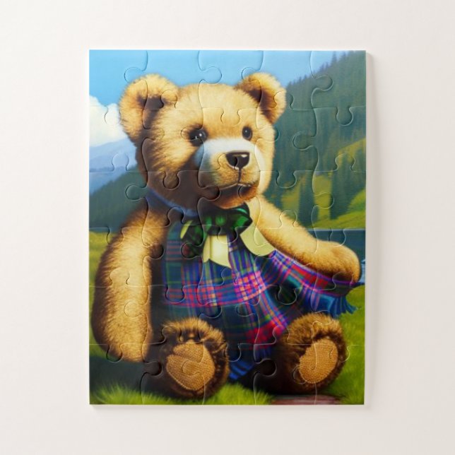 Teddy Bear Puzzle (Vertical)