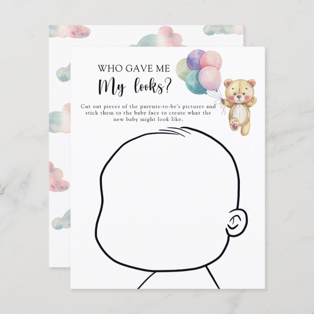 Teddy bear - Qui m'a donné mon look (Devant / Derrière)