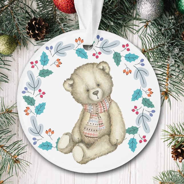 Teddy Bear Wreath Grandchild Holiday (Créateur téléchargé)