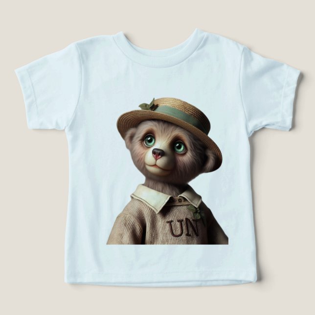 Teddy dans un vieux pull, Vintage   (Design Recto)