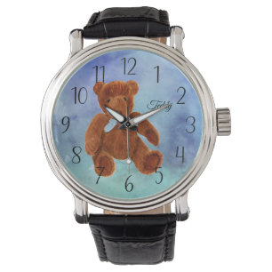 Teddy Ours Aquarelle Montre Peinture