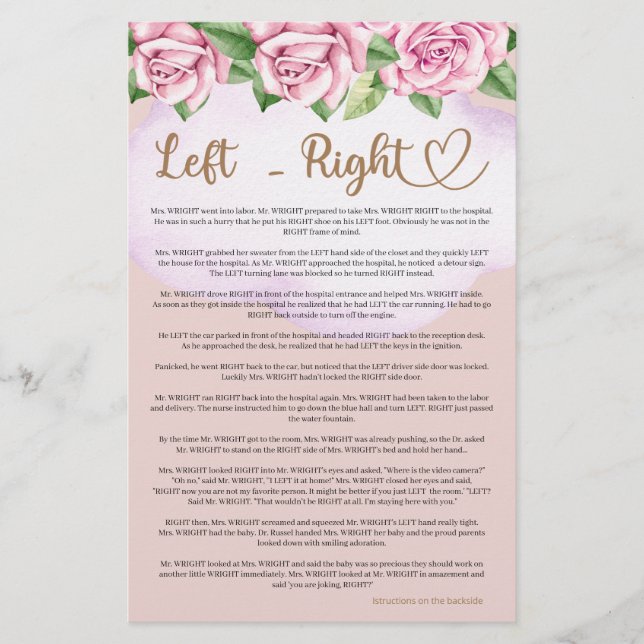 Teddy ours fille baby shower gauche droite (Devant)