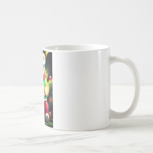 Teddy Père Noël Graphic Mug (Droite)