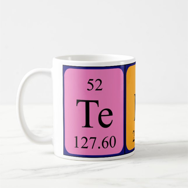 Tedi nom de table périodique mug (Gauche)