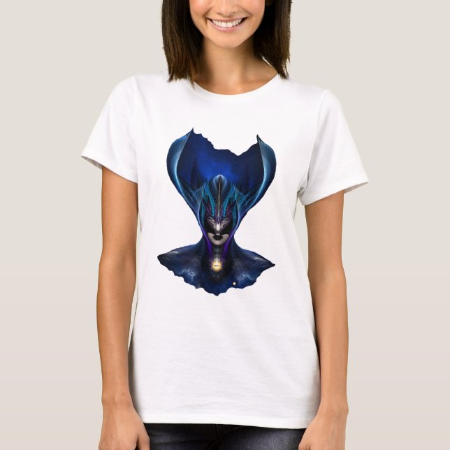 Tedushan Sai Shadow Blue féminin T-Shirt (Devant)