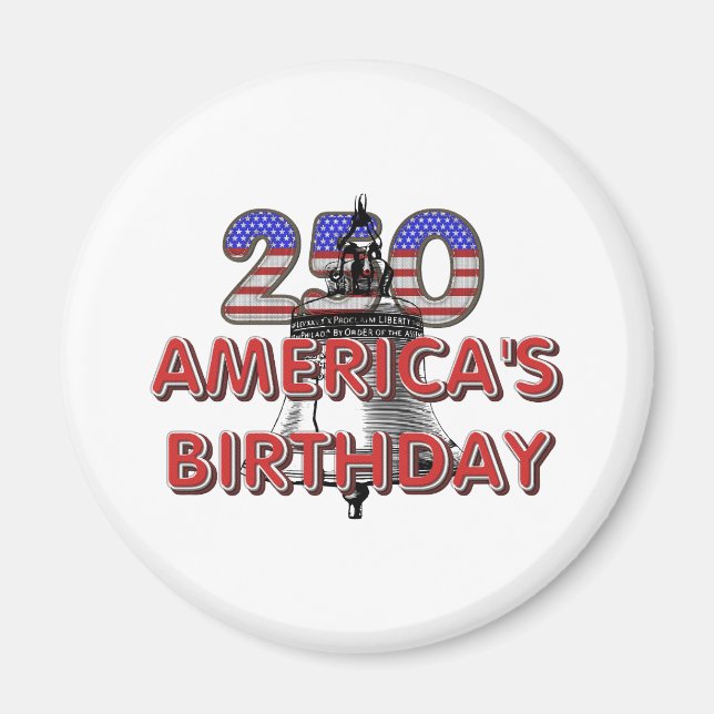 TEE America's 250th Birthday Magnets (Devant)