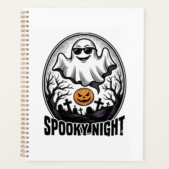 Tee Art Cool Ghost Halloween Vintage Gravure_1 (Devant)