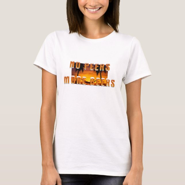 TEE Beer in Paradise Ladies T-Shirts (Devant)