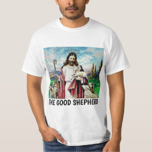 TEE CHRISTIAN JESUS LE BON BERGER T-SHIRTS