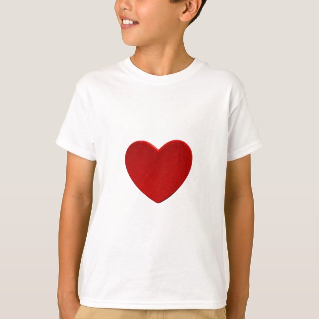 Tee de coeur pour T-shirt enfant (Devant)