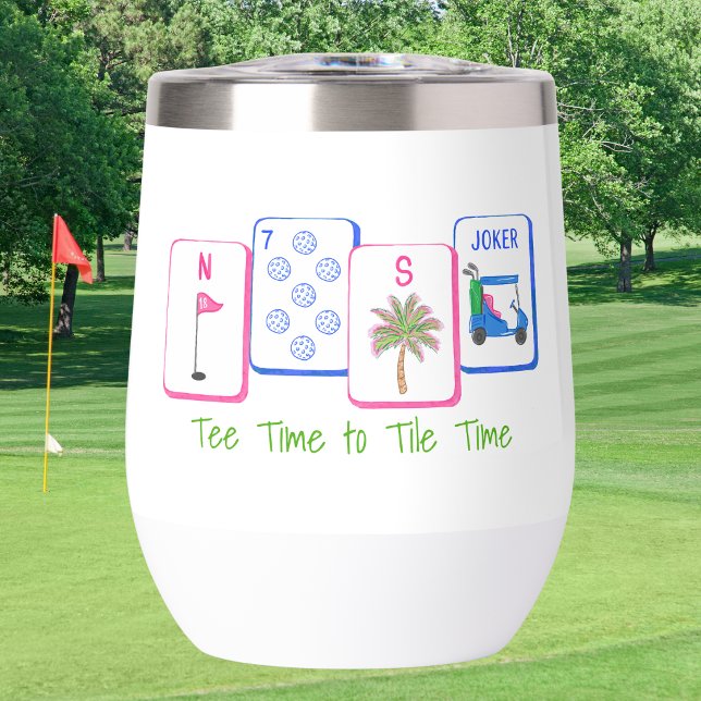 Tee de golf personnalisé à l'heure de la tuile / M (Créateur téléchargé)