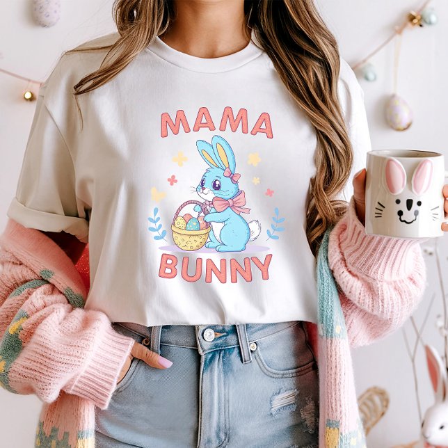 Tee de Pâques pour maman ; Mama Bunny T-shirt de P (Créateur téléchargé)