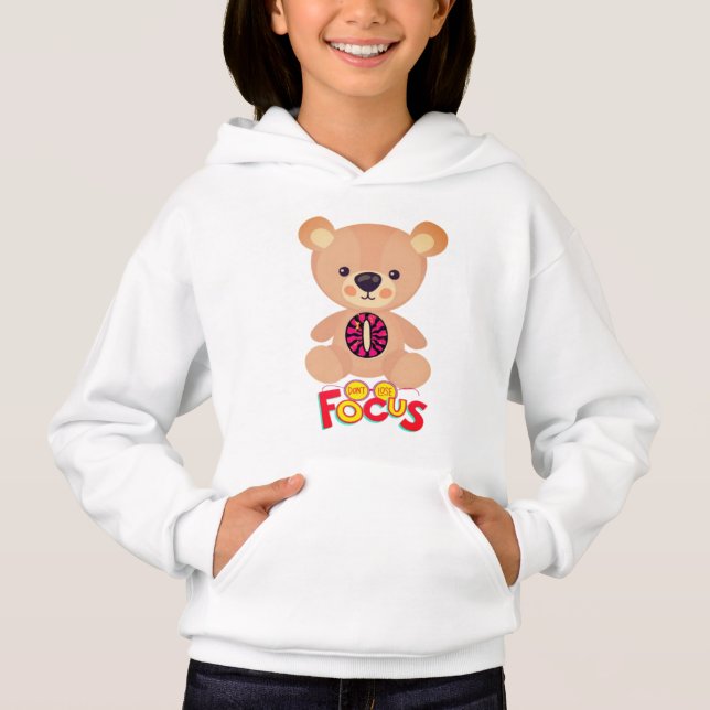 Tee d'ours en peluche - T-shirt animal mignon (Devant)
