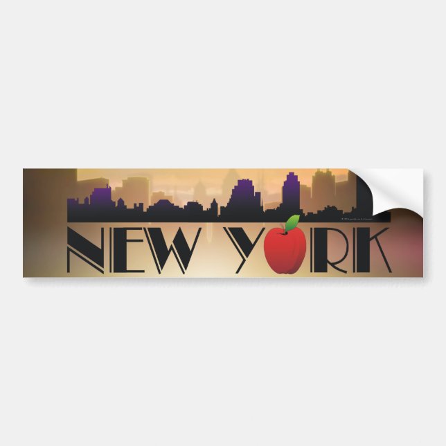 TEE I'm from New York Bumper Sticker (Devant)