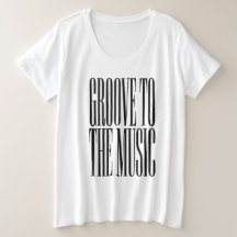 Tee-shirt de danse minimaliste Groove to the Music