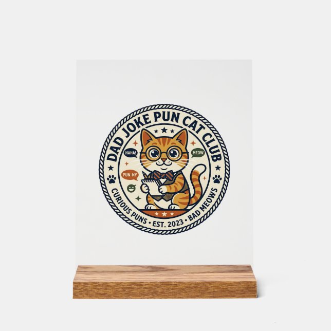 Tee-shirt graphique de papa blague Pun Cat Cat - B (Recto)