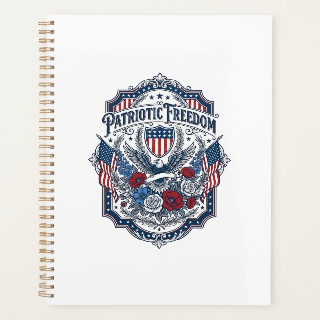 Tee-shirt graphique vectoriel de fleuriste patriot (Devant)