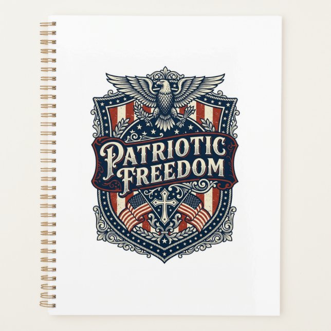 Tee shirt graphique vectoriel Foi Famille Liberté  (Devant)