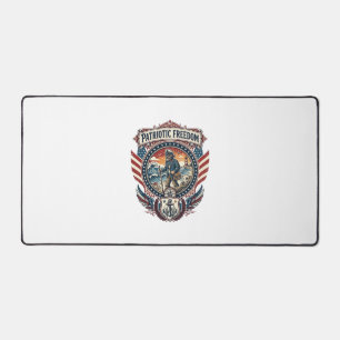 Tee-shirt graphique vectoriel Patriotic Beachcombe
