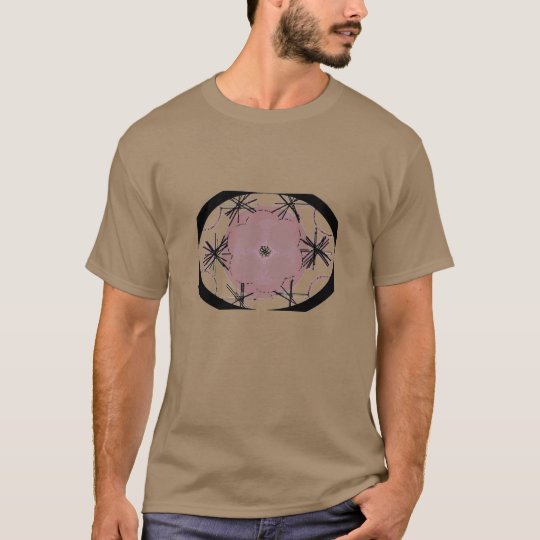 Tee - shirt ovale graphique d'art t-shirt