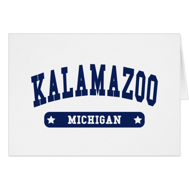 tee - shirts de style du collège Kalamazoo Michiga (Devant horizontal)