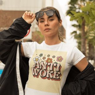 TEE - SHIRTS DE STYLE RÉTRO DE T-SHIRTS ANTI-WOKE