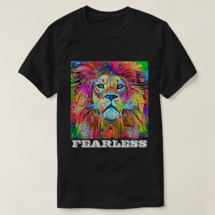 TEE - SHIRTS DE T-SHIRTS LION PATRIOT PEUR