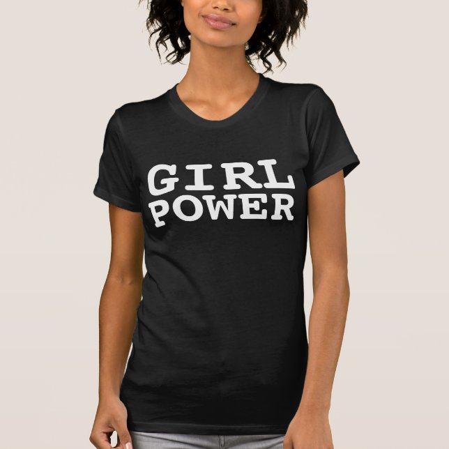 Tee - shirts DE T-SHIRTS NOIRS POUVANT FILLE (Devant)