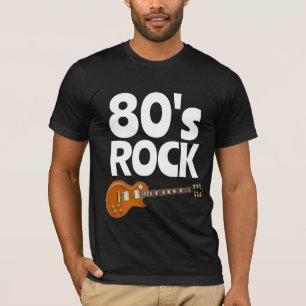 tee - shirts des T-SHIRTS ROCK NOIR des années 80