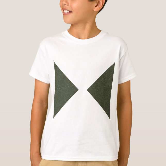 Tee triangle Moss Green Duo - T-shirt (Devant)