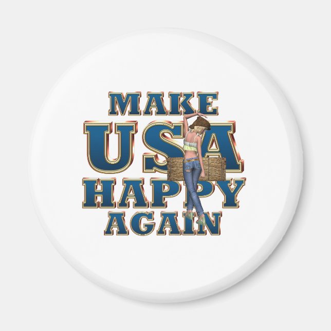 TEE USA Happy Magnets (Devant)