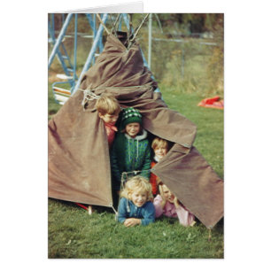 Teepee avec enfants