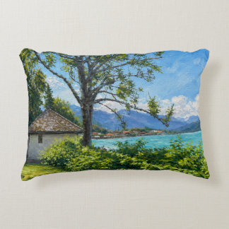 Tegernsee aux Alpes bavaroises Coussin déco