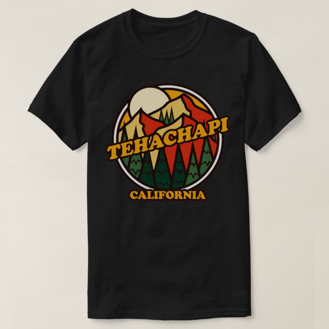Tehachapi California Mountain Randonnées TShirt 3 (Design devant)
