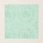 Teint | Écharpe de Monogramme vert de Mint Pastel<br><div class="desc">Un motif simple teint à cravate avec une douce palette de couleurs vert menthe pastel. Le parfait cadeau ou accessoire tendance peut être facilement customisé avec votre nom, initiales, monogramme, hashtag ou slogan! Cravate-Dye fait un grand retour en ce moment et est officiellement la plus grande tendance de l'année! Nous...</div>