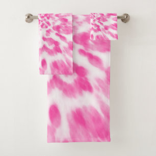 teint en cravate rose et blanc