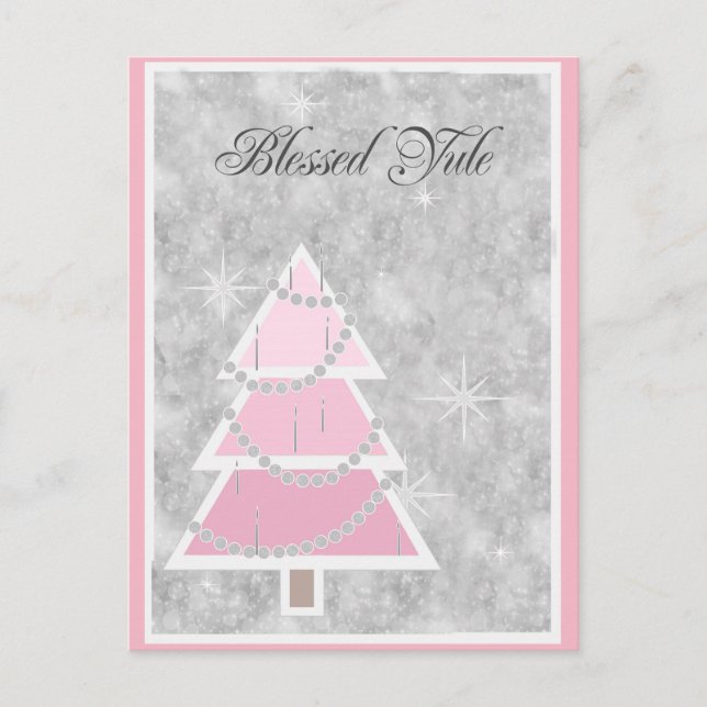 Teinte rose, Cartes de Yule (Devant)