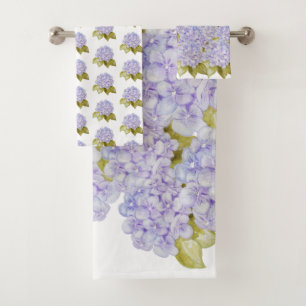 Teintes d'hortensia violet bleu