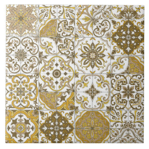 Teintes méditerranéennes/ carreaux d'azulejo