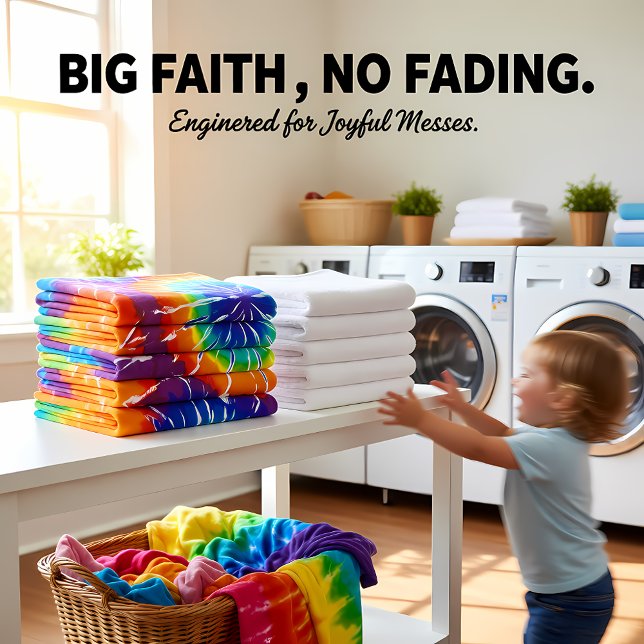 Teinture à cravate orange vert et jaune (Créateur téléchargé)