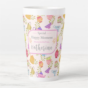 Teintures et tasses Jardin rose