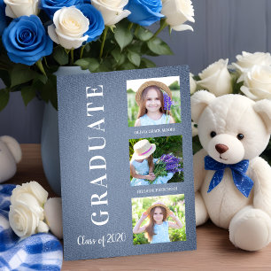 Tejido azul antes de la graduación de K Tres sesio