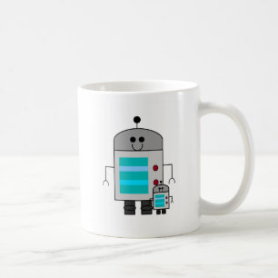 Tel père, tel fils tasse de café de robot
