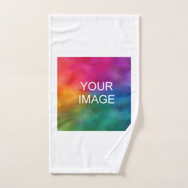 Télécharger Ajouter votre propre Modèle photo logo (Serviette à main)