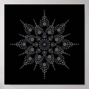 Télécharger Dot Votre Propre Poster Floral Mandala