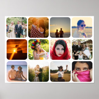 Télécharger douze photos poster arrière - plan bla