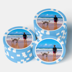 Téléchargez vos jetons de poker photo personnalisé