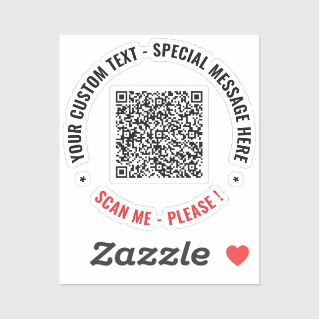 Téléchargez votre autocollant de code QR Ajoutez u (Feuille)