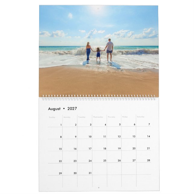 Téléchargez votre calendrier photo Cadeau Ajouter  (Aug 2027)