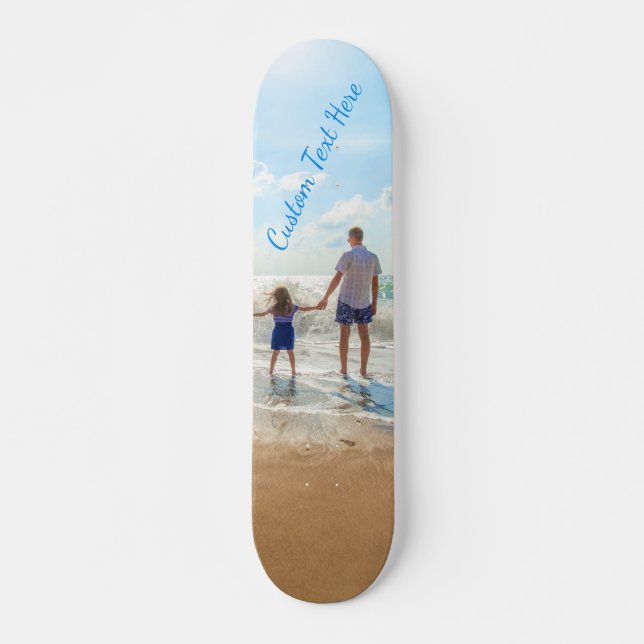 Téléchargez Votre Photo Cadeau Skateboard Ajouter  (Devant)